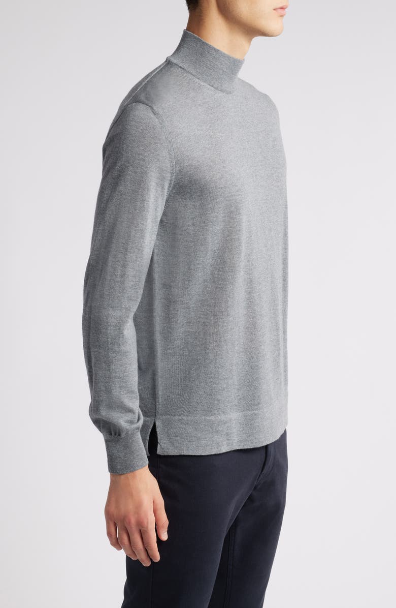 Canali Mock Neck Wool Sweater, Alternate, color,