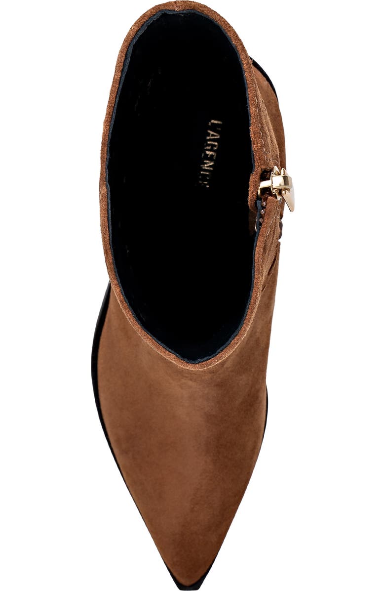 L'AGENCE Anne Western Boot, Alternate, color, Buckskin Suede