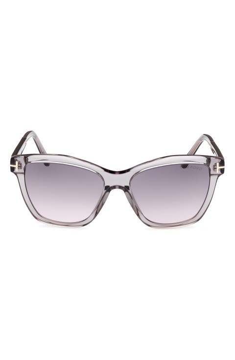 Lucia 54mm Gradient Square Sunglasses