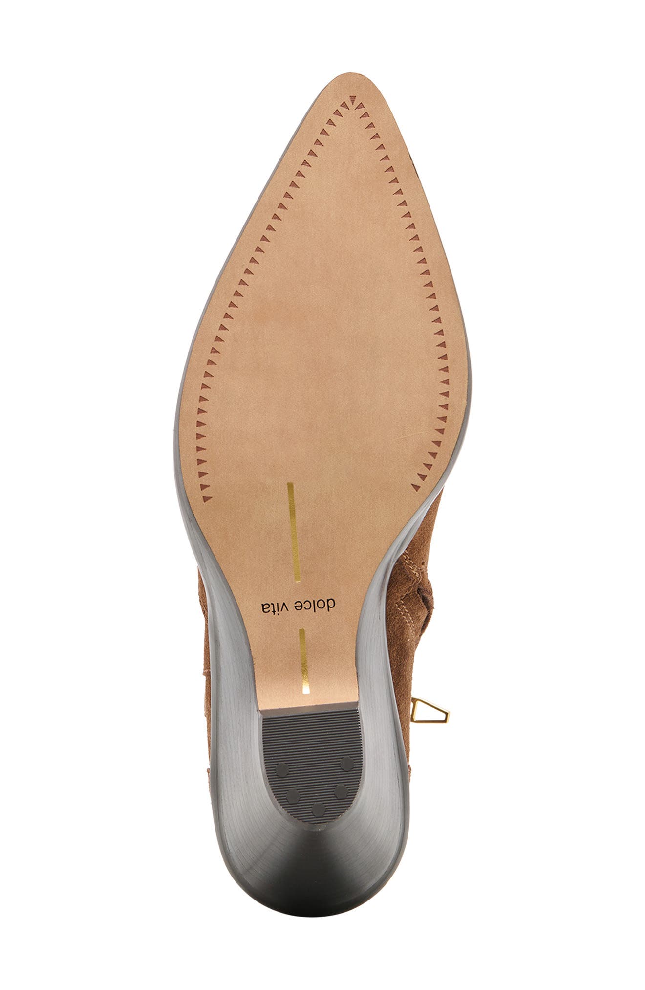 Ashtin Leather Wedge Bootie, Alternate, color, COCOA SUEDE