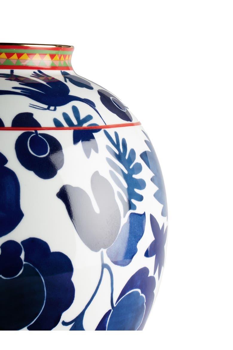 Big Bubble Vase, Alternate, color, Wildbird Blue
