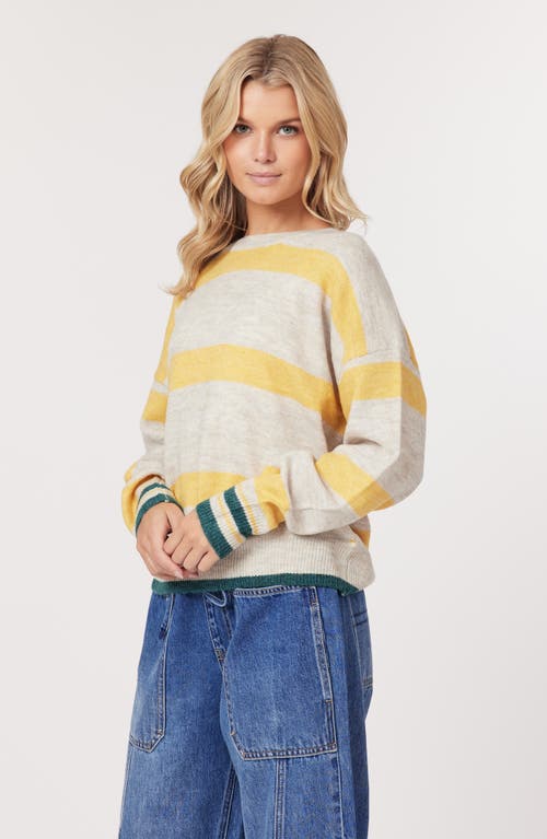 Scotch & Soda Crewneck Pullover Sweater In Animal Print