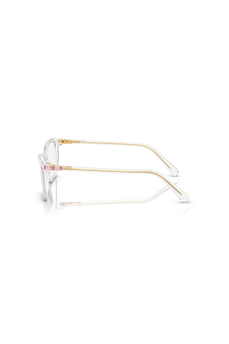 51mm Rectangle optical glasses, Alternate, color, Transparent