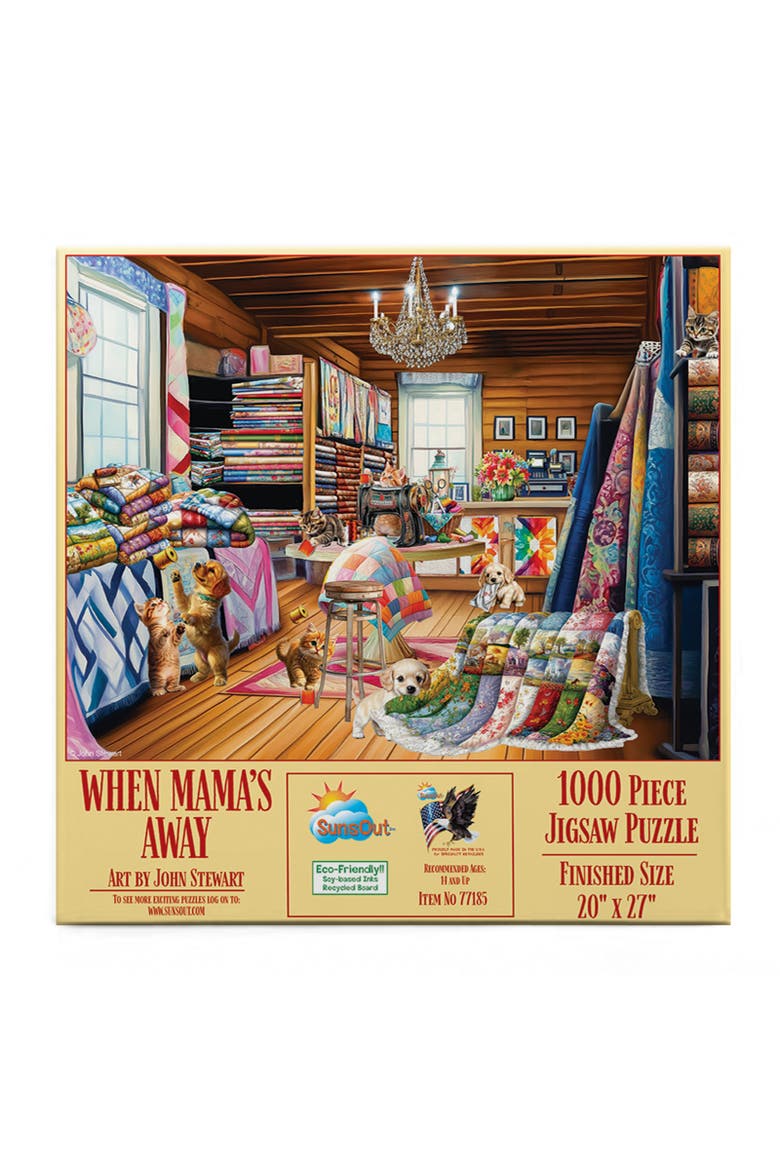 When Mamas Away 1000 piece Jigsaw Puzzle for Adults, Alternate, color, Multicolor