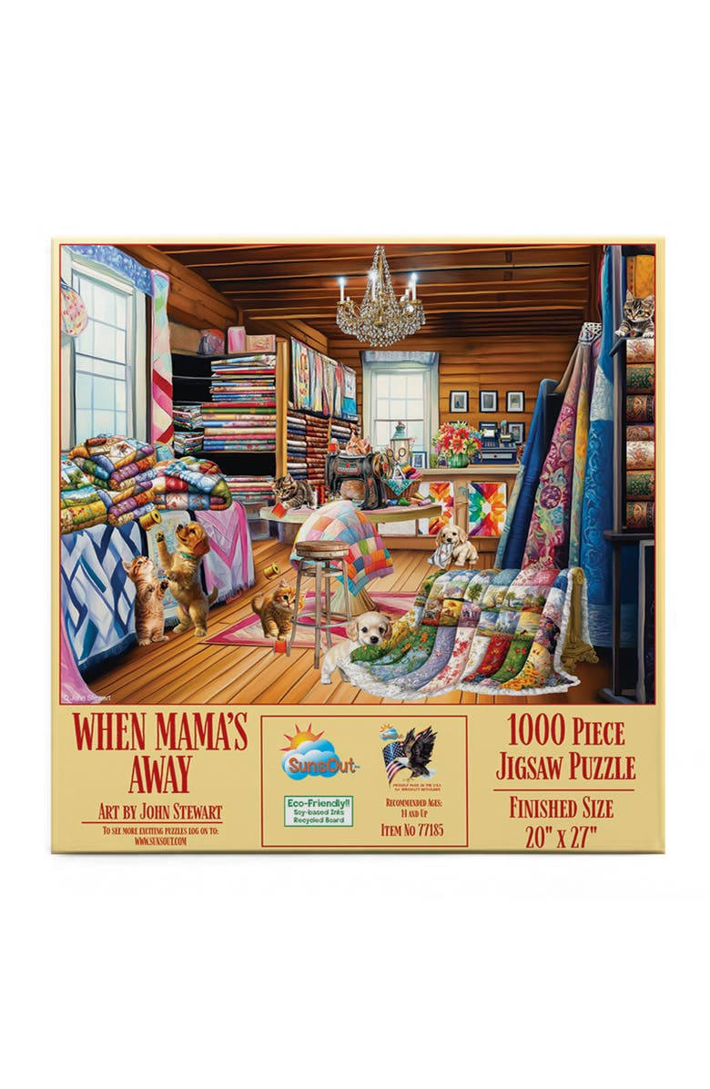 Sunsout When Mamas Away 1000 piece Jigsaw Puzzle for Adults, Alternate, color, Multicolor