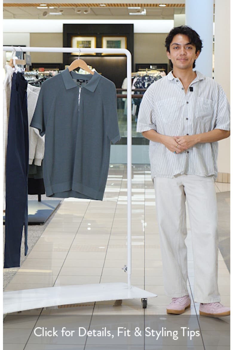 Tactile Cotton Quarter Zip Polo video