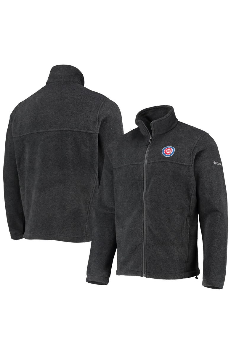 Columbia Men's Columbia Charcoal Chicago Cubs Full-Zip Flanker Jacket, Main, color, 
