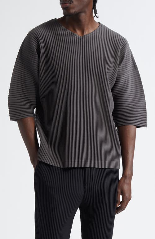 Issey Miyake Gray Monthly Color March T-shirt In Charcoal Gray