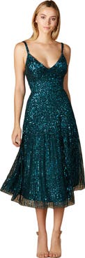 LARA New York Flowing, Sequin Midi Dress