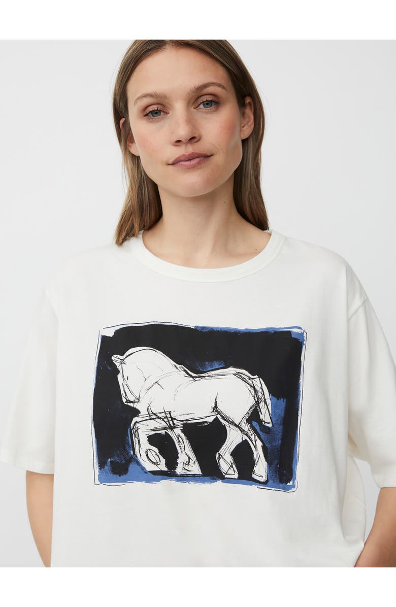 Masai Copenhagen MaDoreann Printed T-Shirt, Alternate, color, White