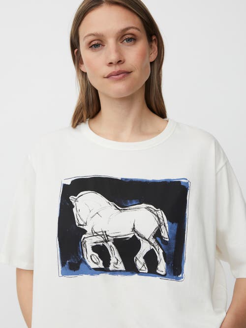 Masai Copenhagen Madoreann Printed T-shirt In White