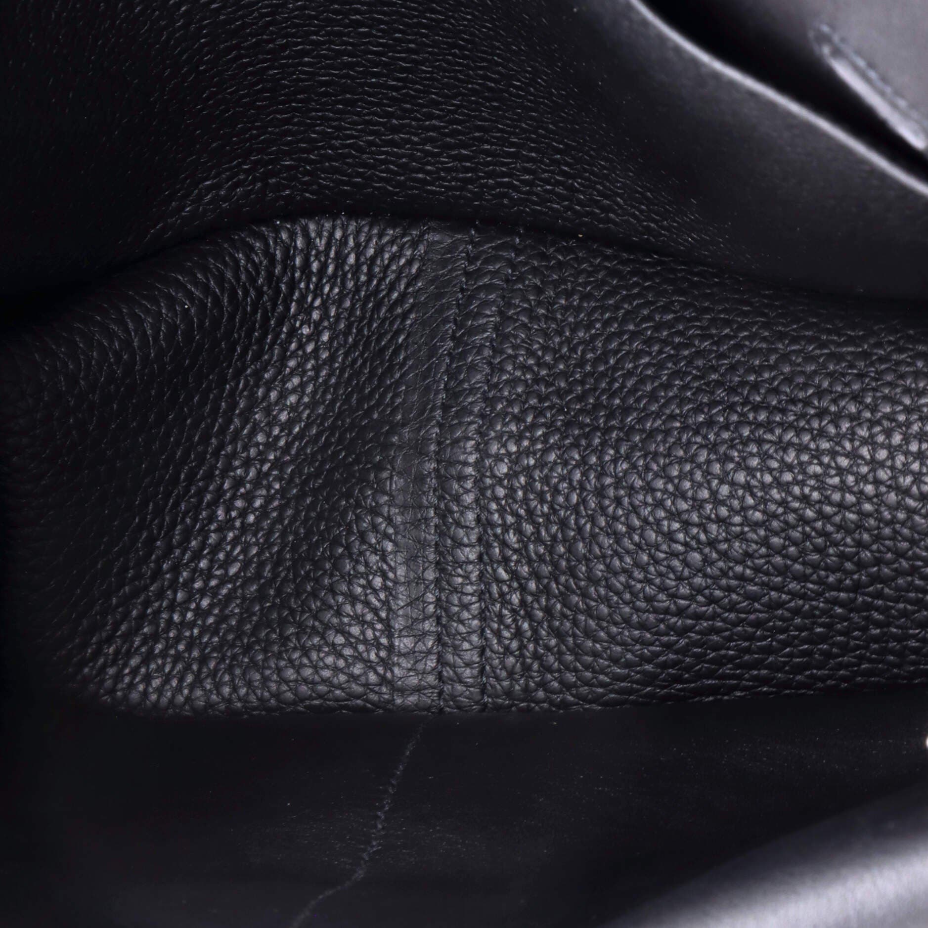 Pre-Owned Hermes Halzan Bag Clemence 31, Alternate, color, Noir