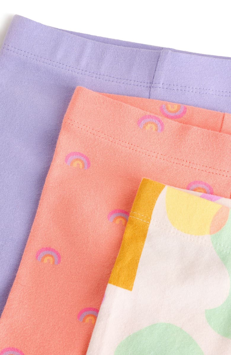 NEXT Kids' Assorted 3-Pack Rainbow Cycle Shorts, Alternate, color, 