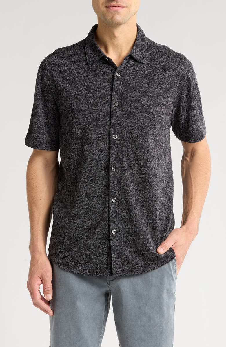 Tommy Bahama Line Petals Short Sleeve Button-Up Shirt, Main, color,
