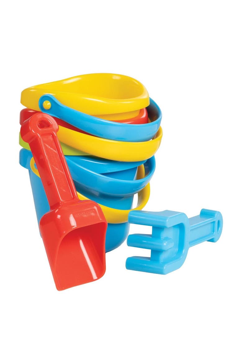 4" Mini Sand Bucket Set - 12 Pieces, Alternate, color, multi