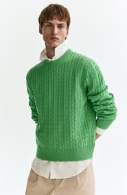 H&M Regular-fit cable-knit sweater