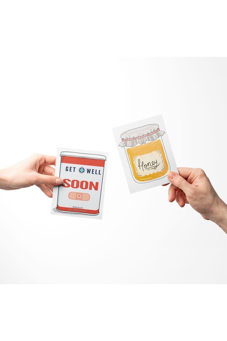 Sympathy Greeting Card Pack, 'Get Well Band Aids, Honey, I'm Just a Phone Call Away', Alternate, color, Multi-Pack