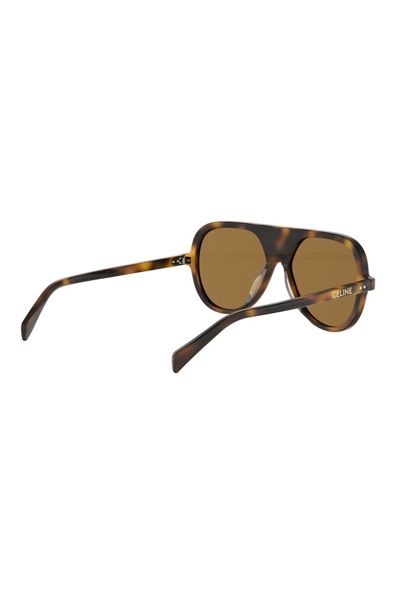 DFIL 55mm Pilot Sunglasses, Alternate, color, BLONDE HAVANA / ROVIEX