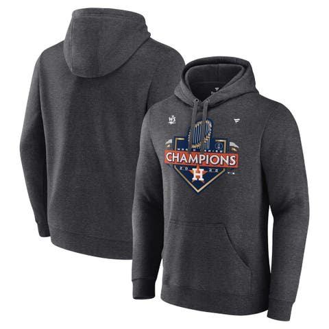 Men's Fanatics Branded Heather Charcoal Houston Astros 2022 World Series Champions Locker Room Big & Tall Pullover Hoodie