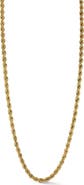 Yield of Men Men's 6mm Rope Chain Necklace