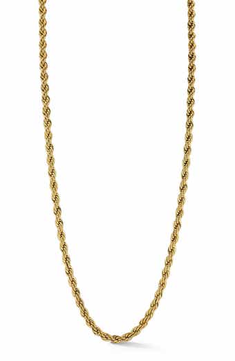 Yield of Men Men's 6mm Rope Chain Necklace