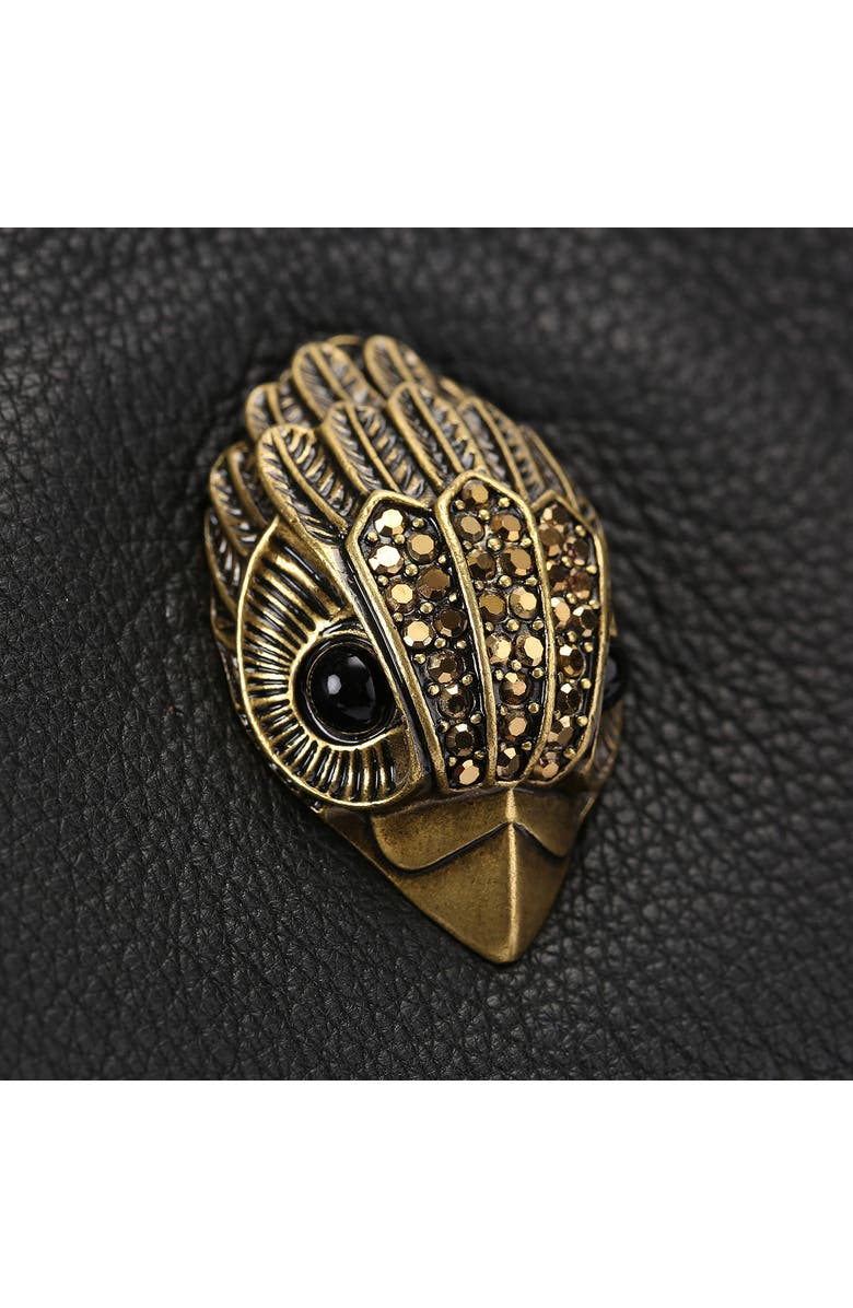 Kurt Geiger London Large Kurt Leather Shoulder Bag, Alternate, color, Black