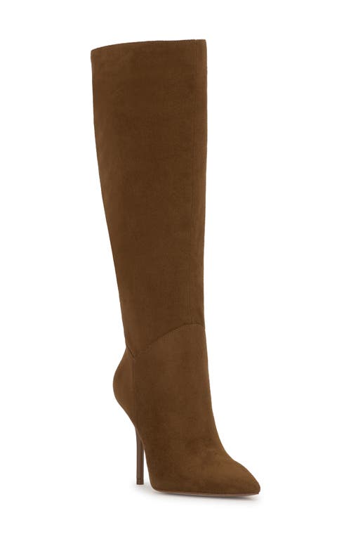 Jessica Simpson Womens Lovienn Stiletto Knee High Dress Boots Regular Wide Calf In Brown