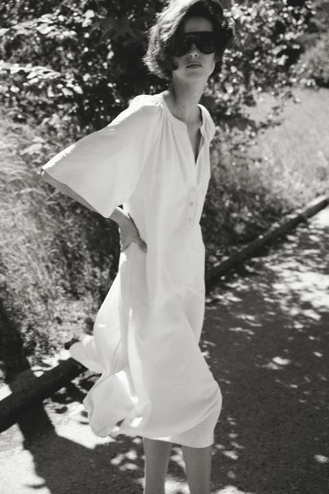 Tie-Detail Tunic Dress
