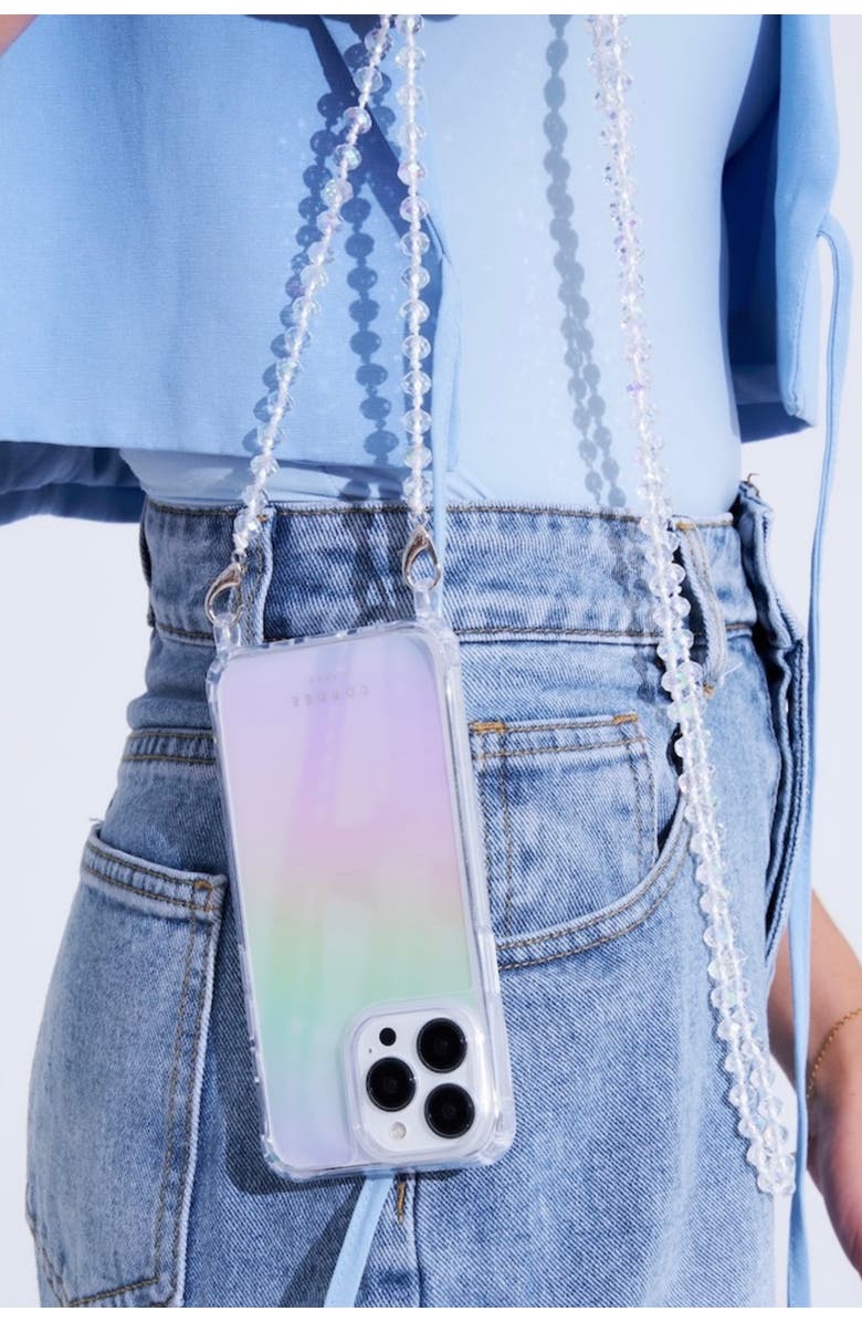 Cordée Cases Aria Phone Chain, Alternate, color, Clear
