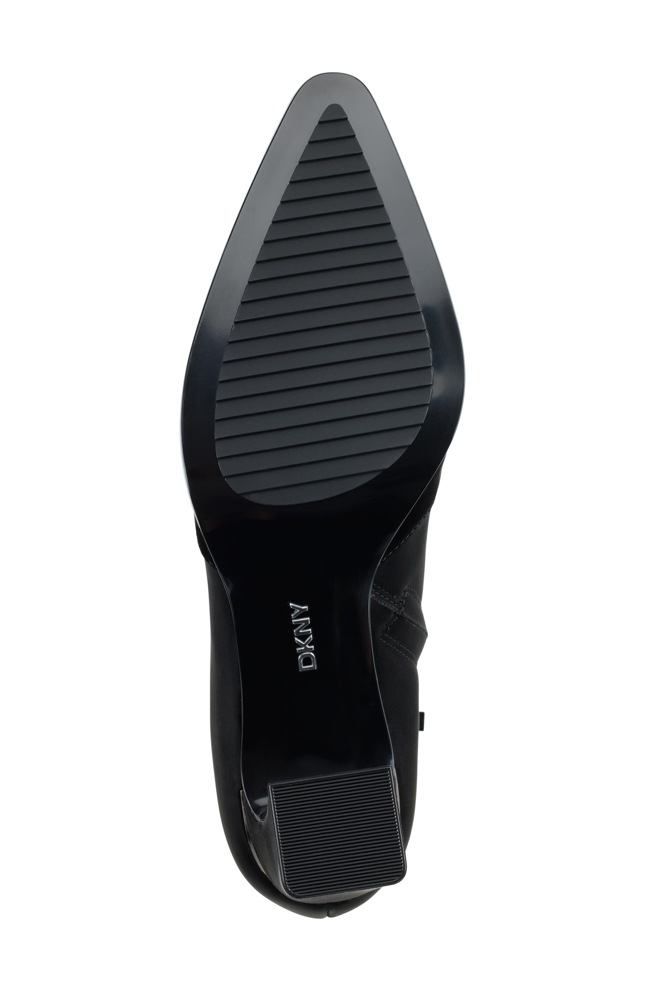DKNY Sunny Pointed Toe Bootie, Alternate, color, Black