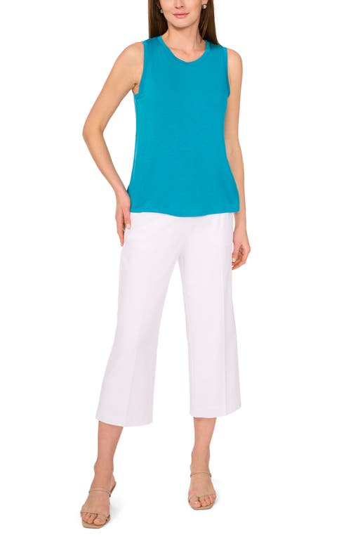 Halogen ® Back Keyhole Tank In Peacock Teal