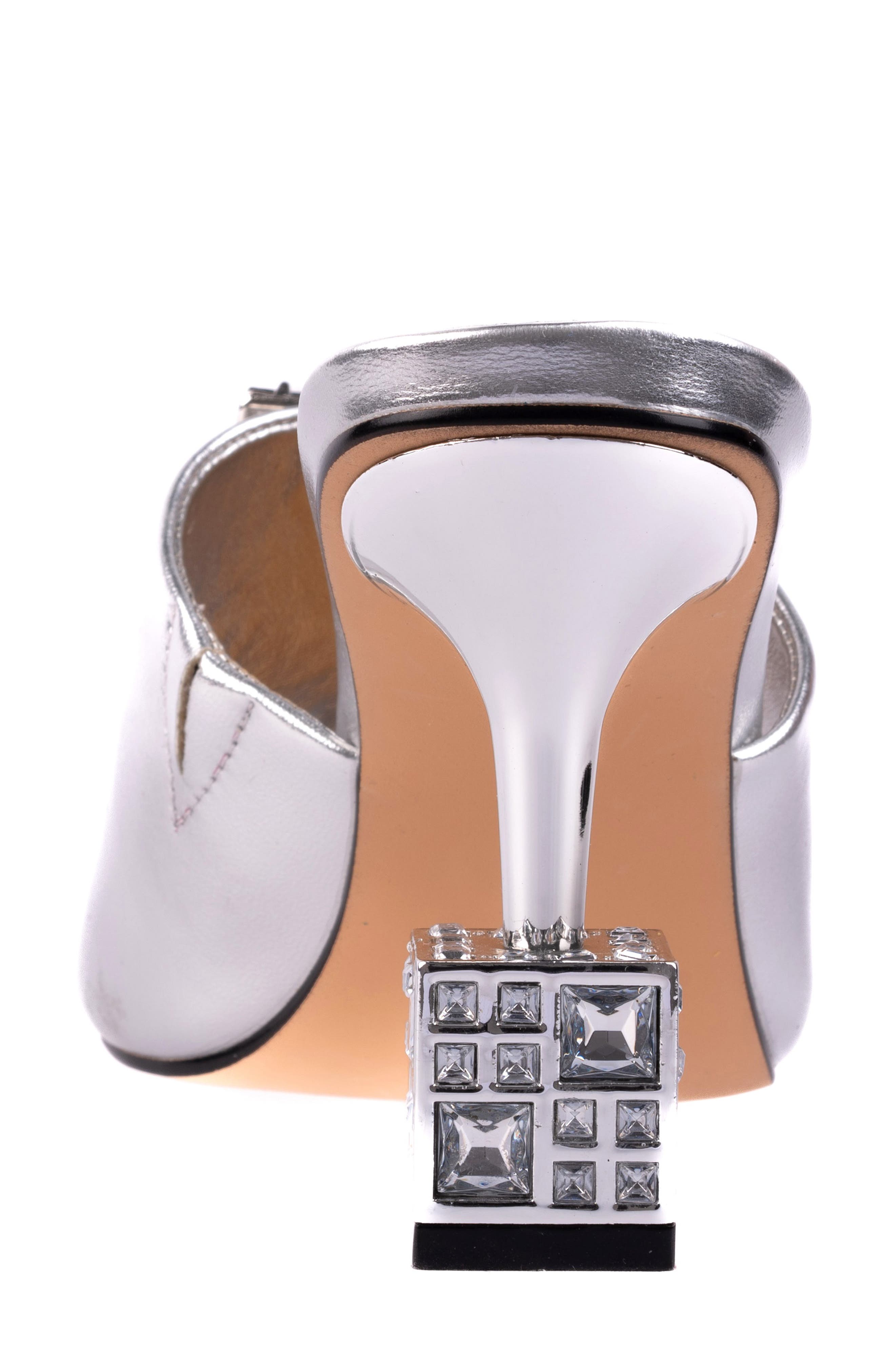 Casino Slide Sandal, Alternate, color, SILVER