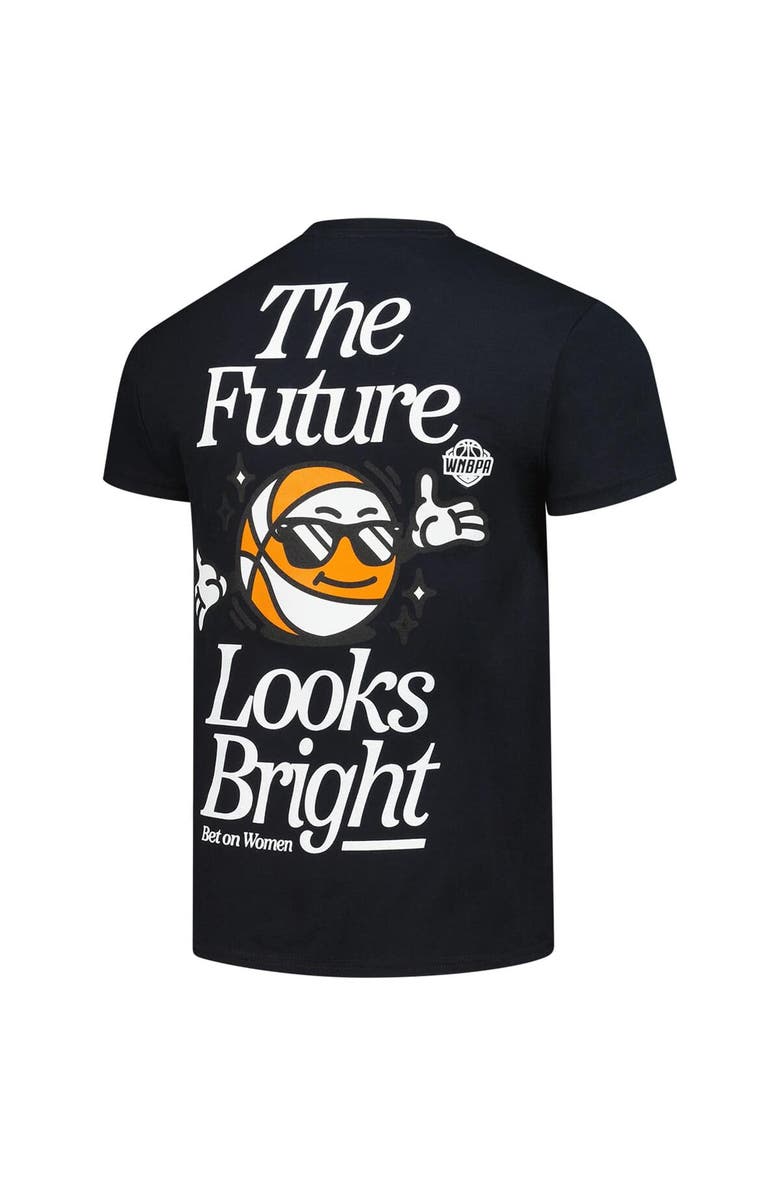 KUR8TED Unisex KÜR8TED Sabrina Ionescu Black New York Liberty The Future Looks Bright T-Shirt, Alternate, color, 