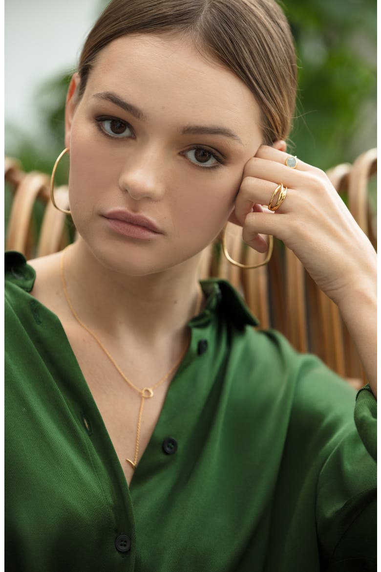 Nura Crossover Ring, Alternate, color, 18K GOLD VERMEIL