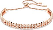 Swarovski Matrix Crystal Double Row Slider Bracelet