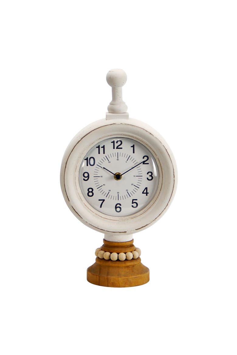 Table Clock, Main, color, White