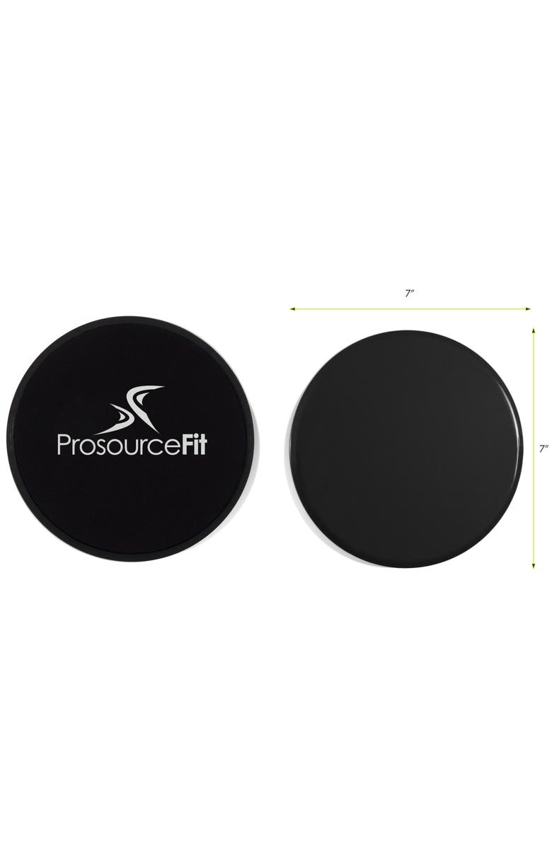 ProsourceFit Core Sliders, Alternate, color, Black