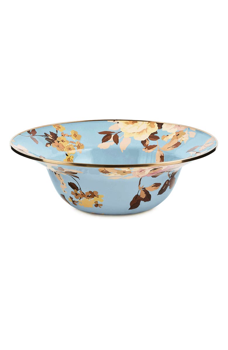 MACKENZIE CHILDS Wild Rose Slate Serving Bowl, Main, color, Blue