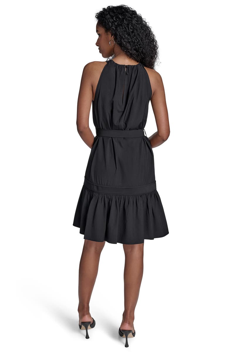 Calvin Klein Halter Neck Sleeveless Dress, Alternate, color, 
