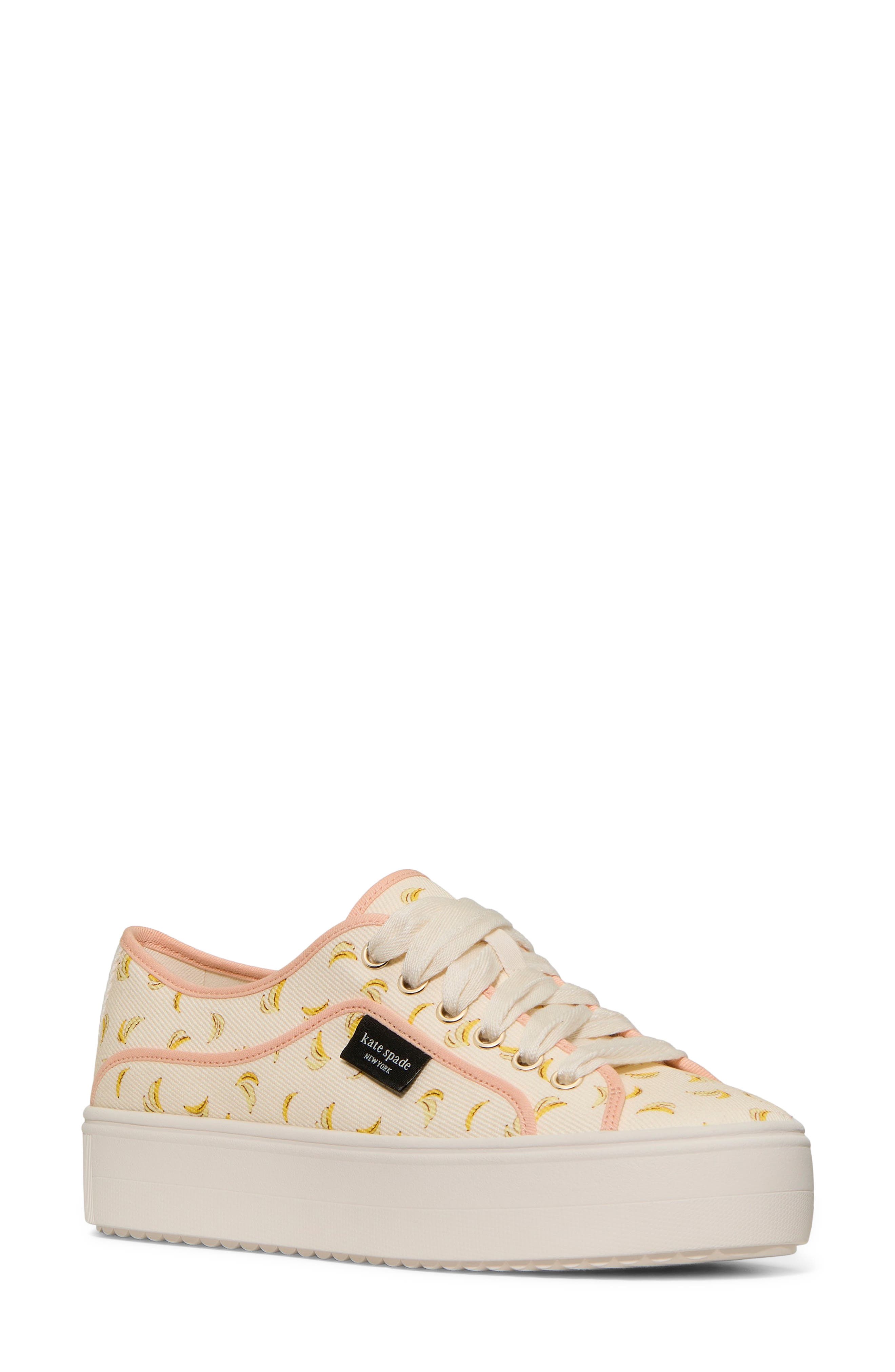 Kate Spade New York banana platform sneaker, Main, color, 