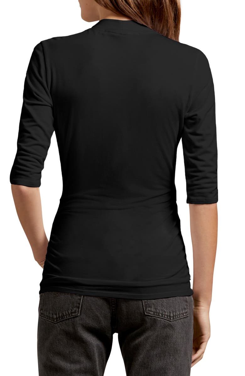 Michael Stars Anne Faux Wrap Tee, Alternate, color, 