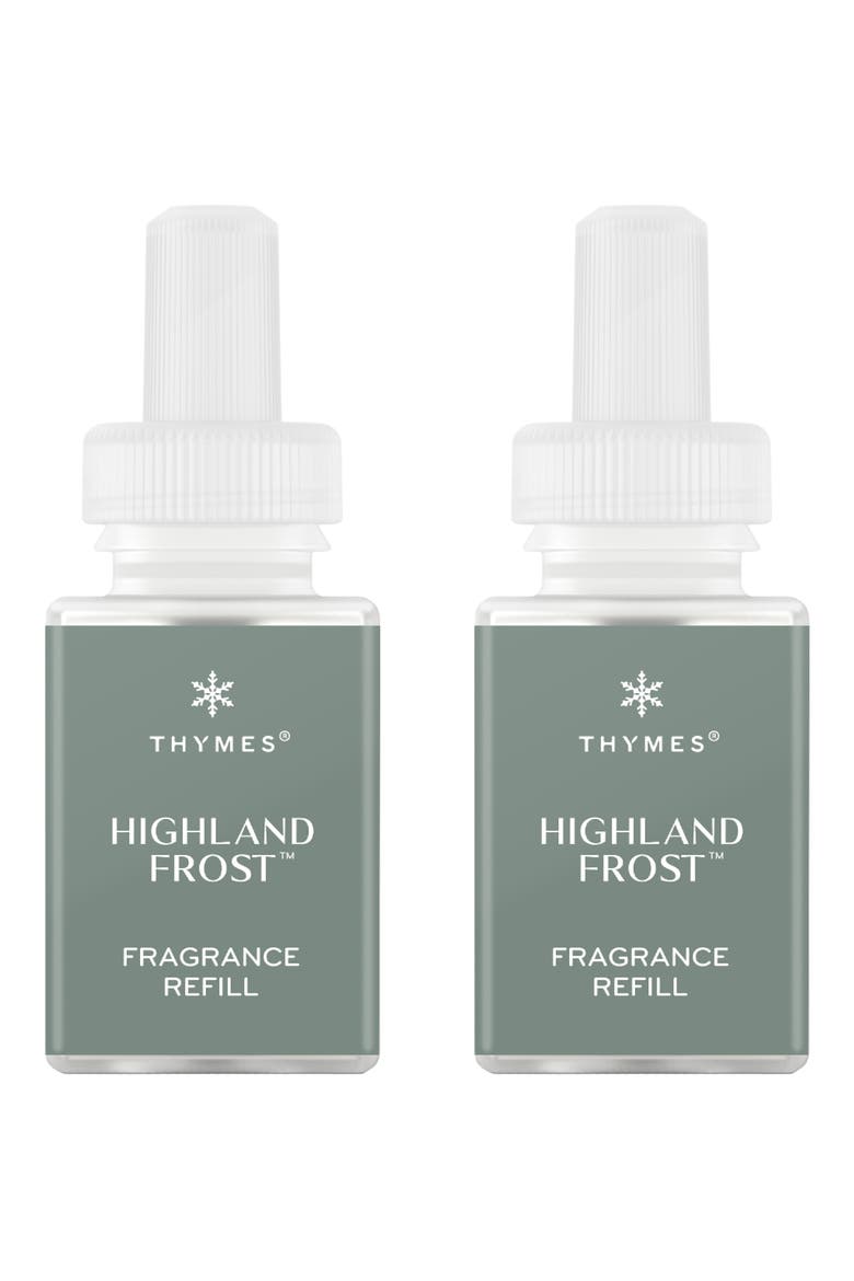 x Thymes 2-Pack Diffuser Fragrance Refills, Main, color, HIGHLAND FROST