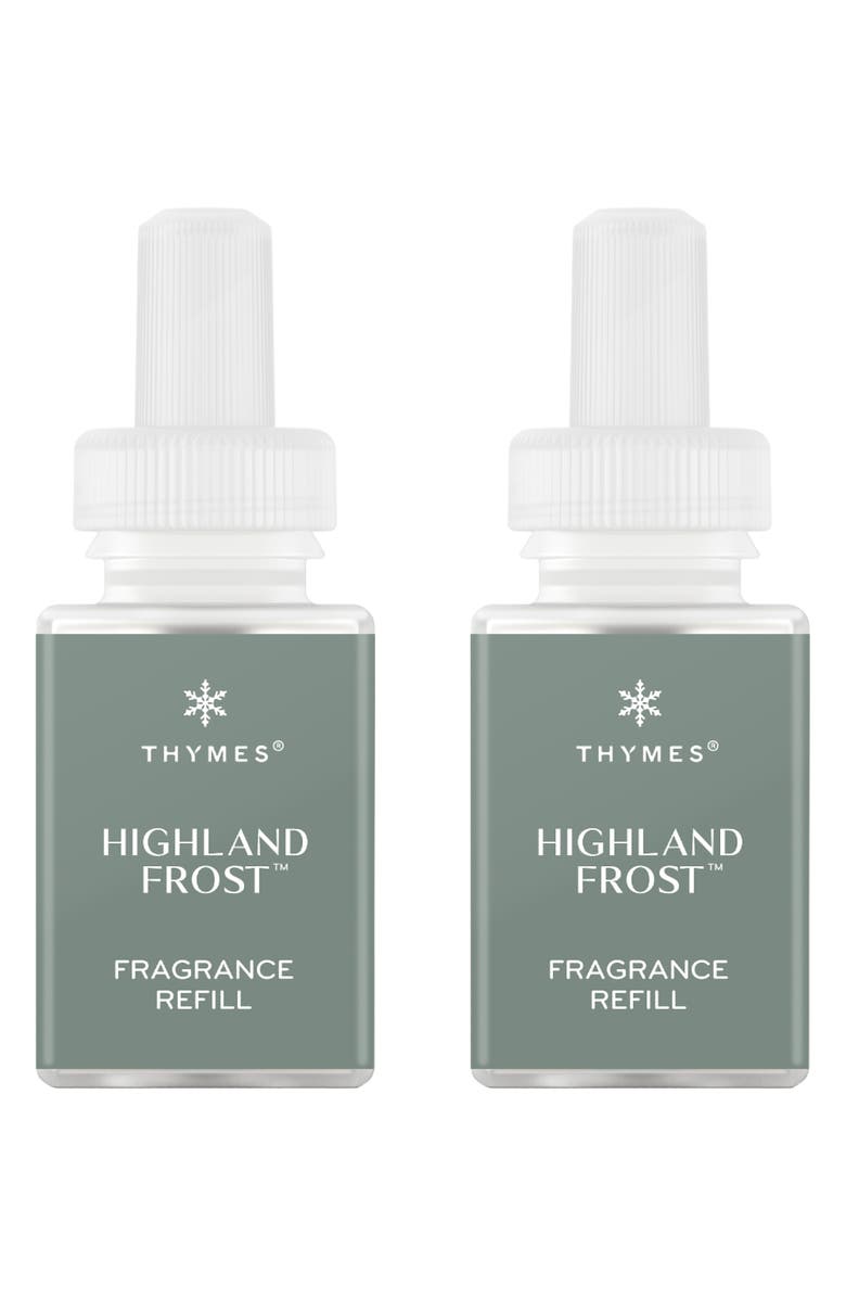 PURA x Thymes 2-Pack Diffuser Fragrance Refills, Main, color, Highland Frost