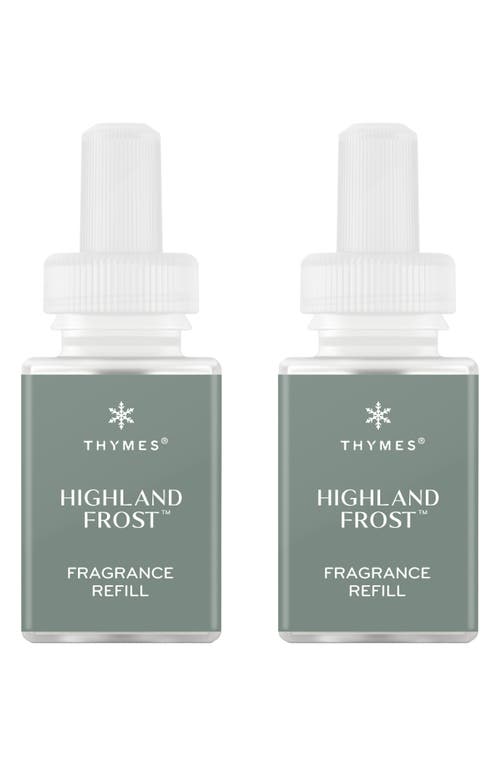 Pura X Thymes Frasier Fir 2-pack Diffuser Fragrance Refills In Highland Frost