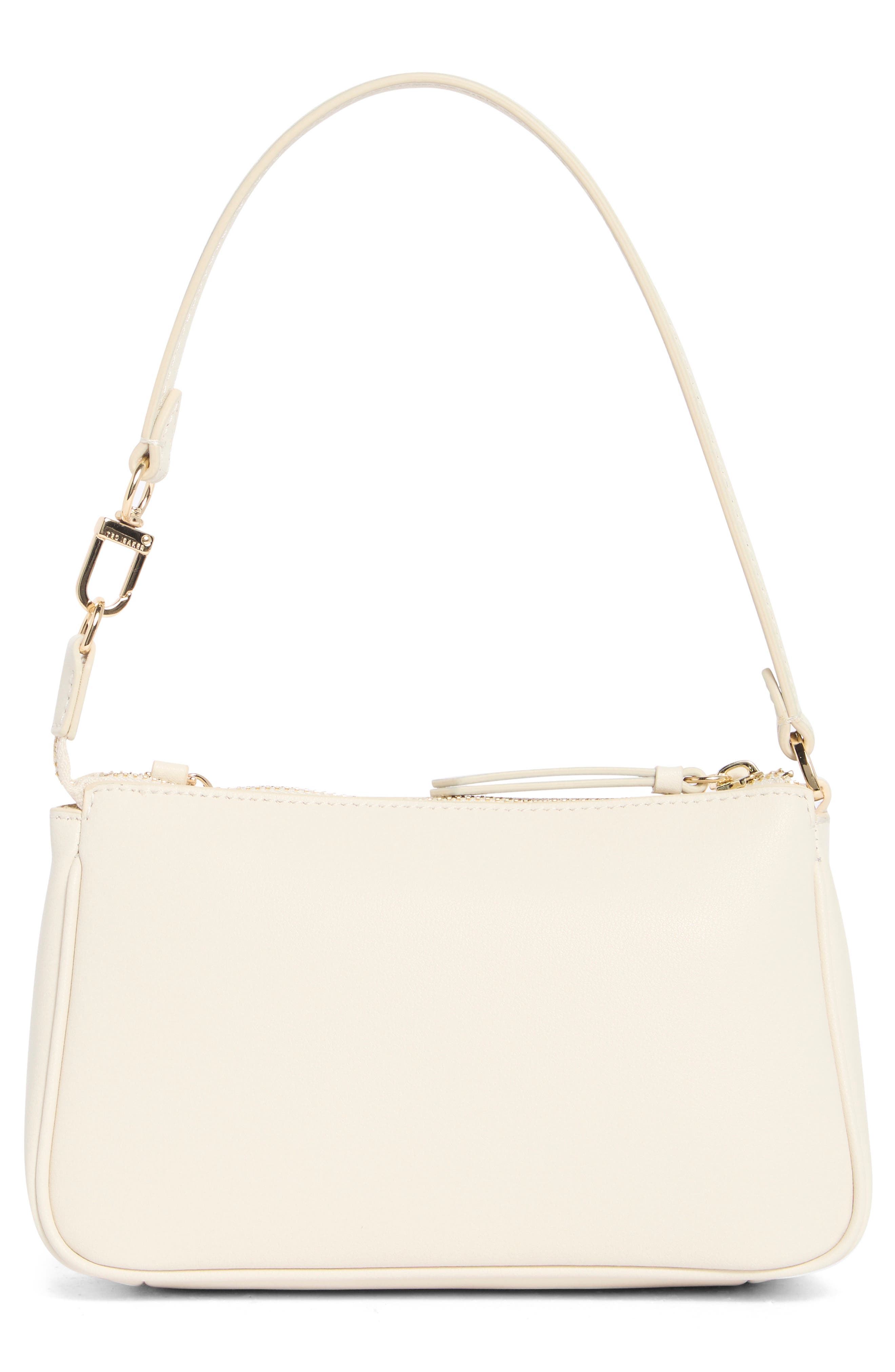 Agnes Leather Shoulder Bag, Alternate, color, OFFWHITE