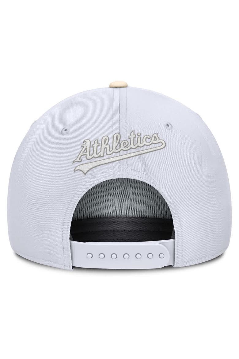 Men's Nike  White/Cream Athletics Pro Performance Snapback Hat, Alternate, color, White