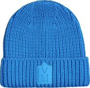 Mackage Kids' Jude Cuff Recycled Wool Blend Rib Beanie