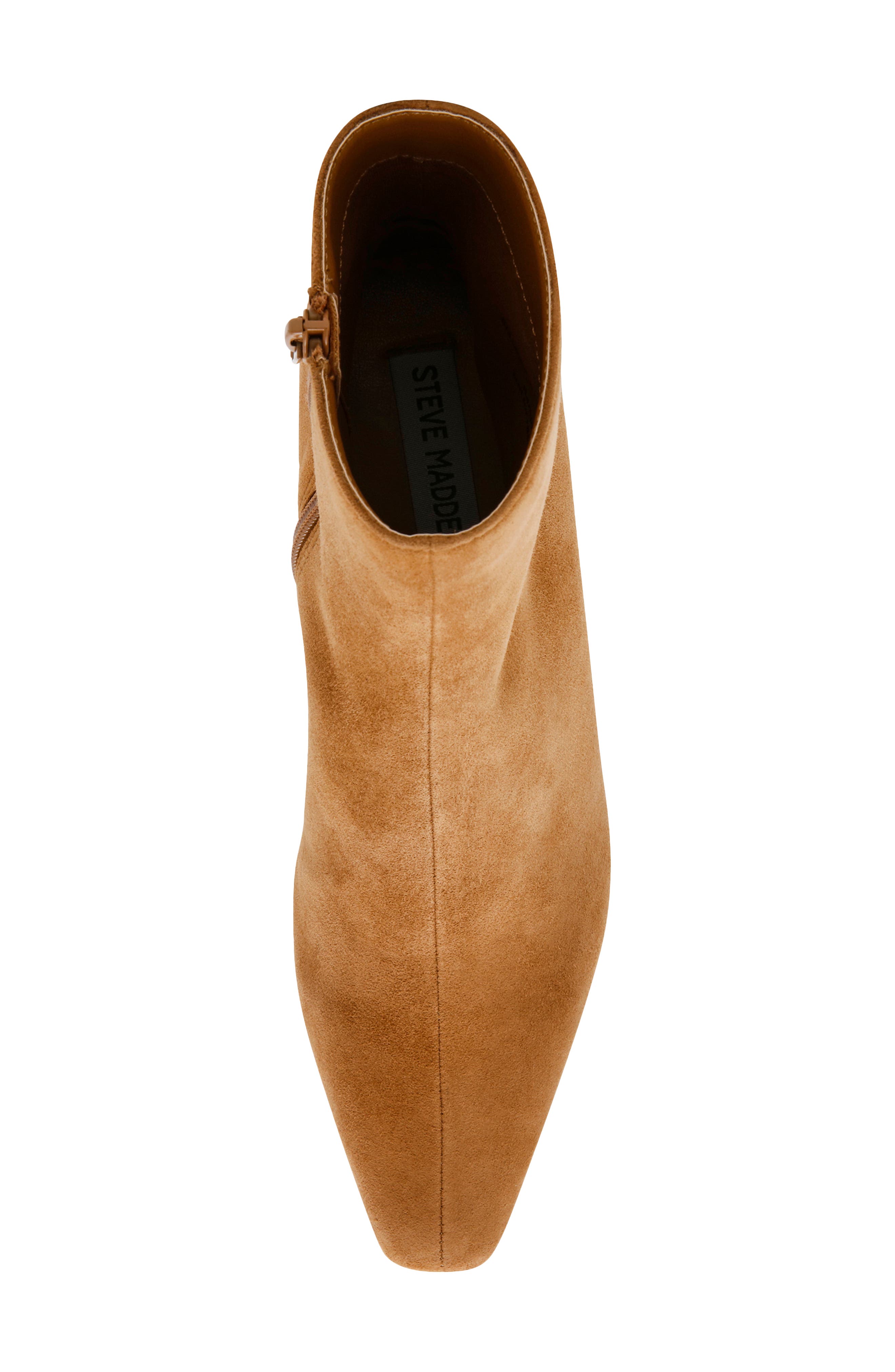 Delvie Bootie, Alternate, color, CHESTNUT SUEDE