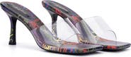 TORGEIS California Clear Strap Stiletto Sandal