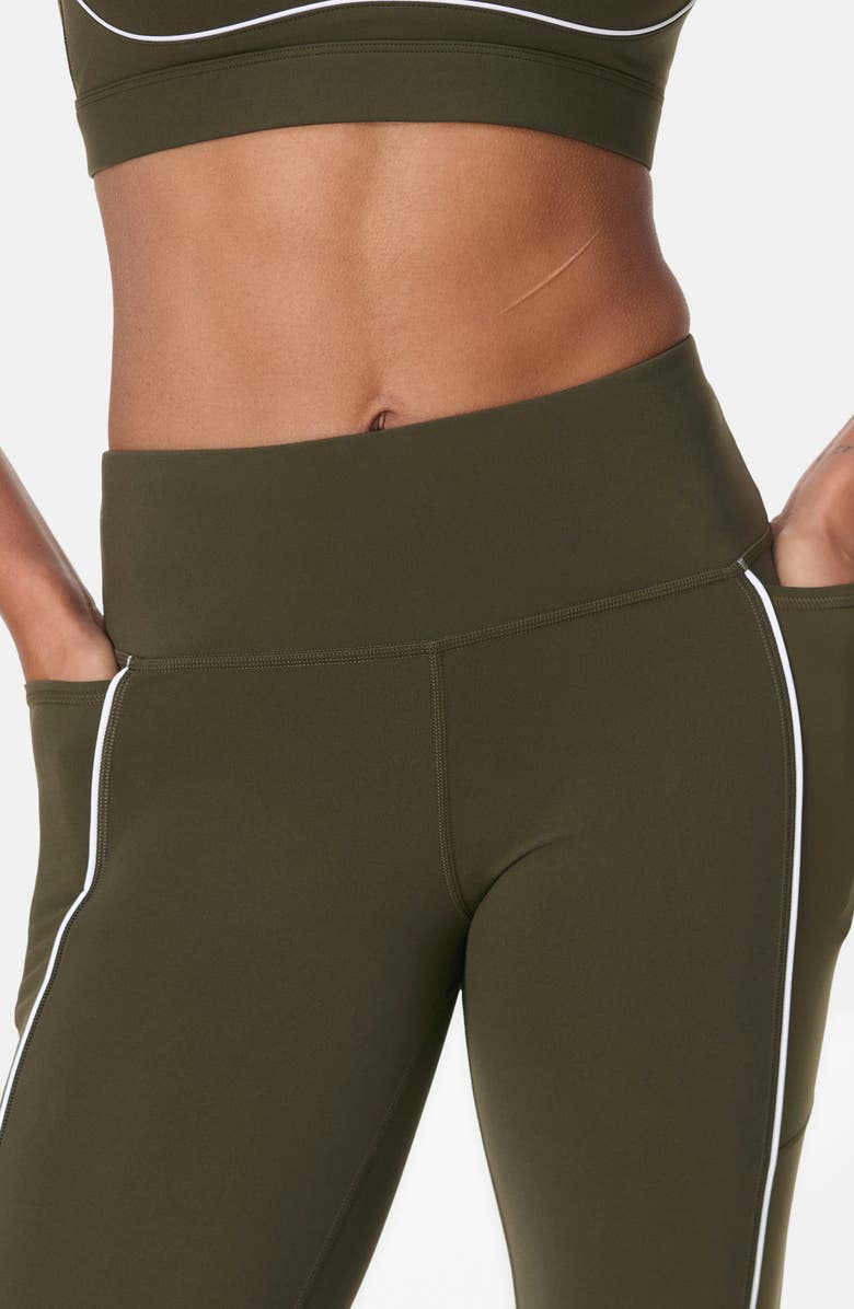 Sweaty Betty Power Ankle Pocket Leggings, Alternate, color, Nori Green